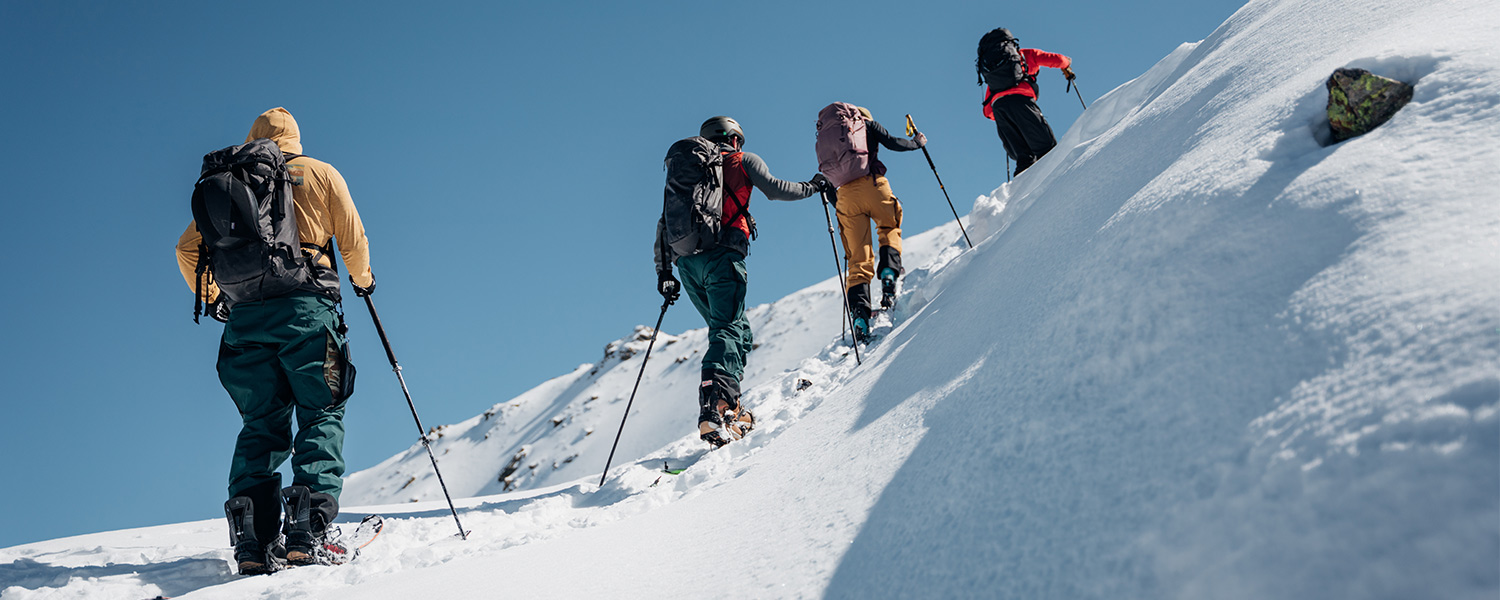 Stunning winter landscape in Arlberg's backcountry