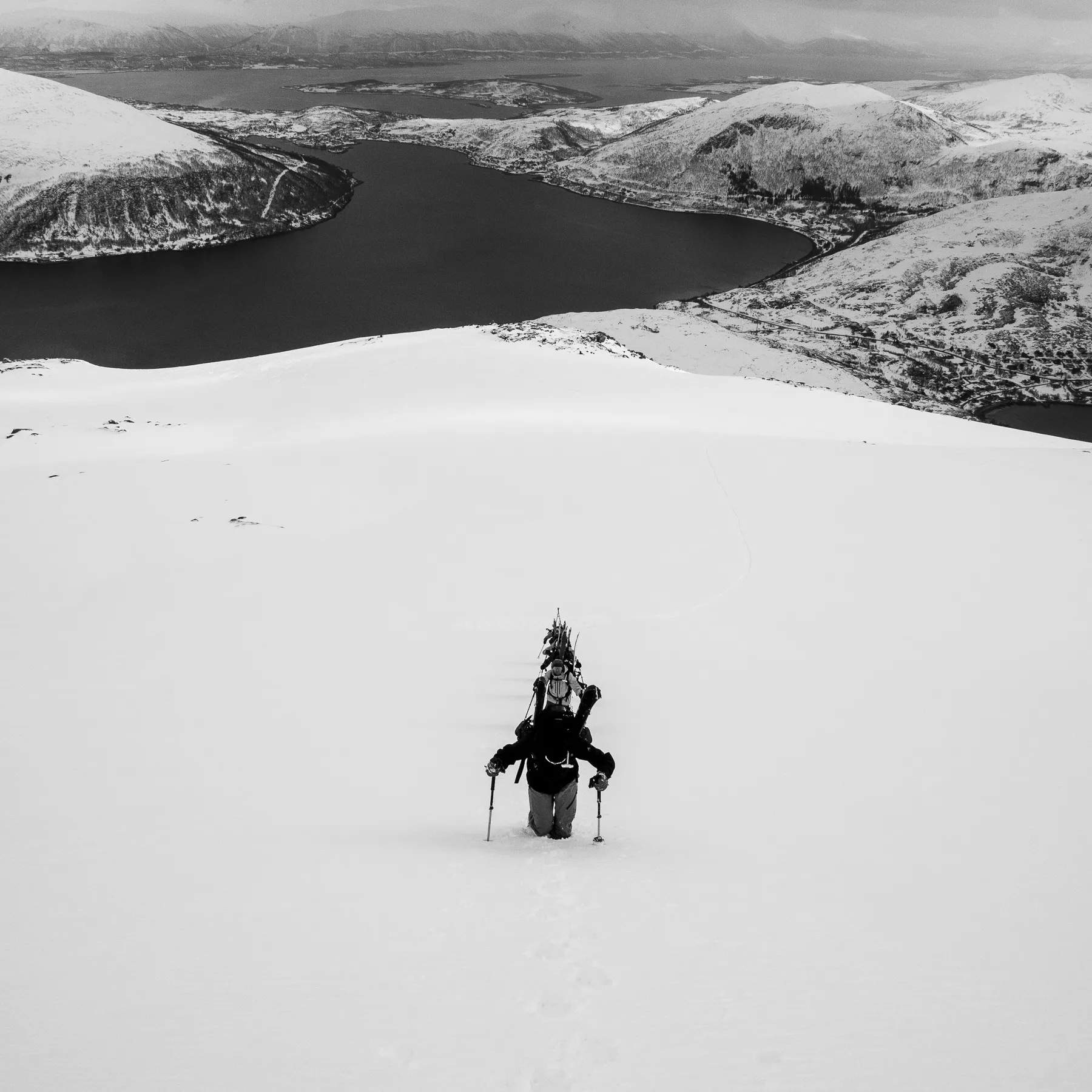 Splitboarding holiday Tromso